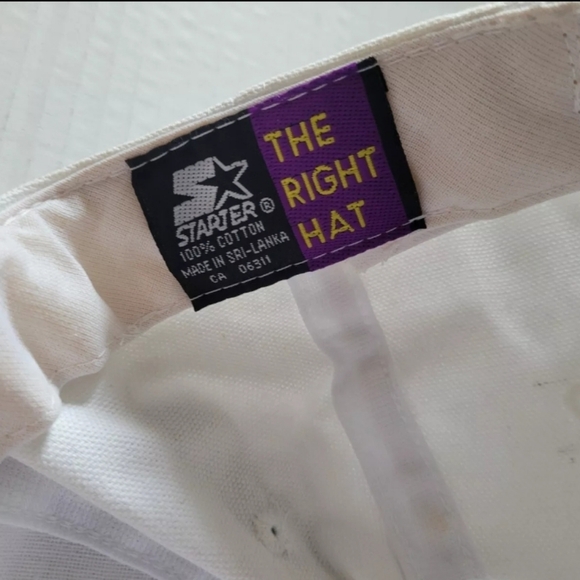 STARTER The Right Hat TBS Softball Adjustable Hat White NWT - Picture 7 of 9